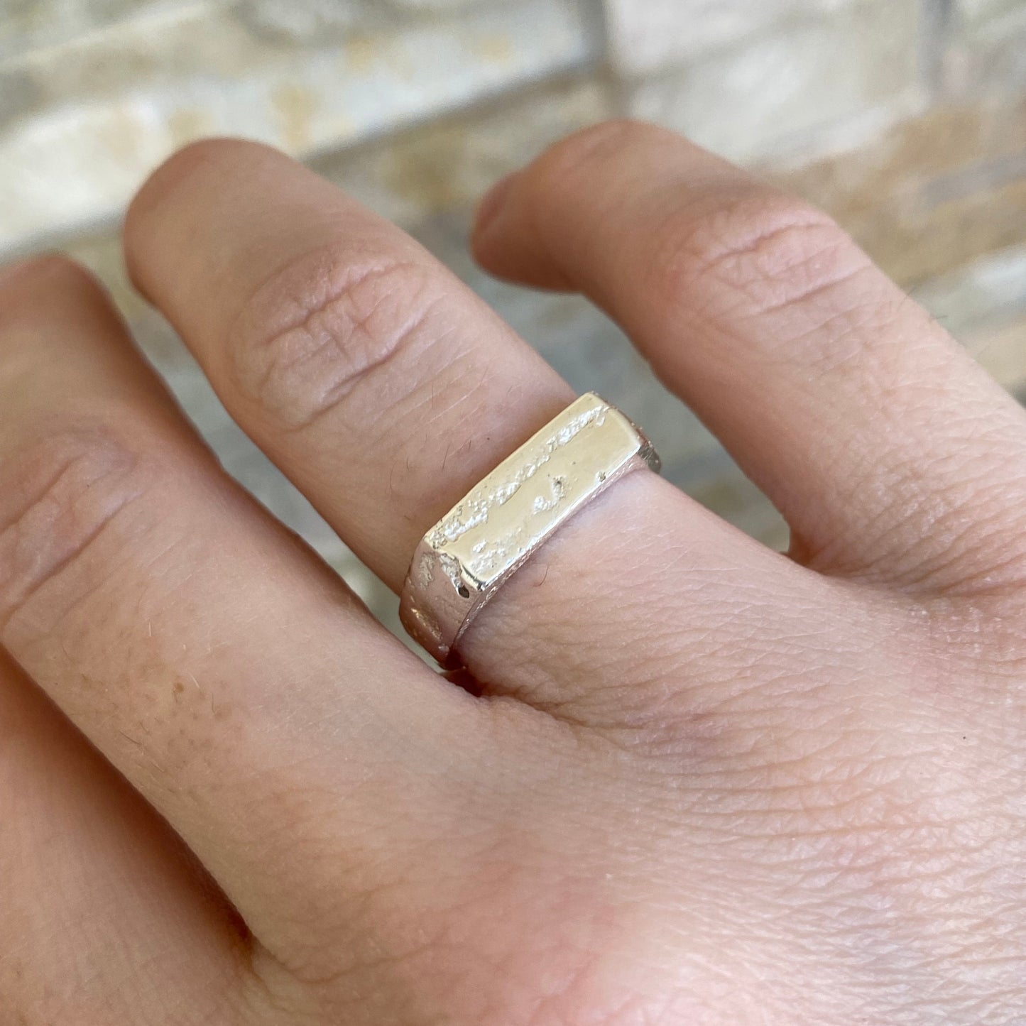 Sand Signet Ring