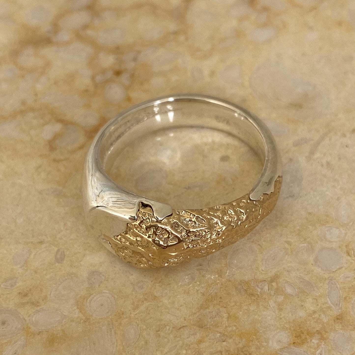 #1 Shoreline Signet Ring size 10.5 -  READY TO SHIP