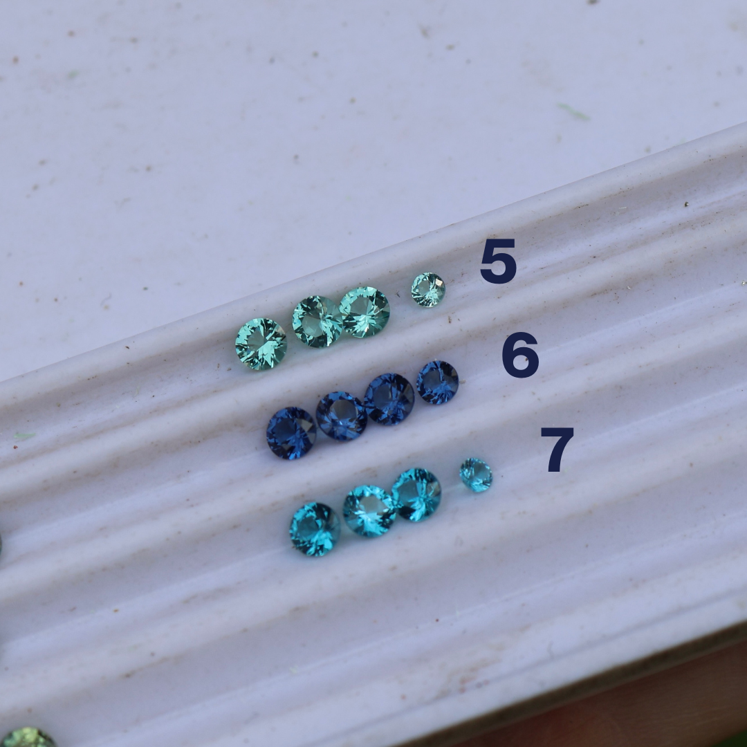 Reflections Band with Gemstones - MADE TO ORDER