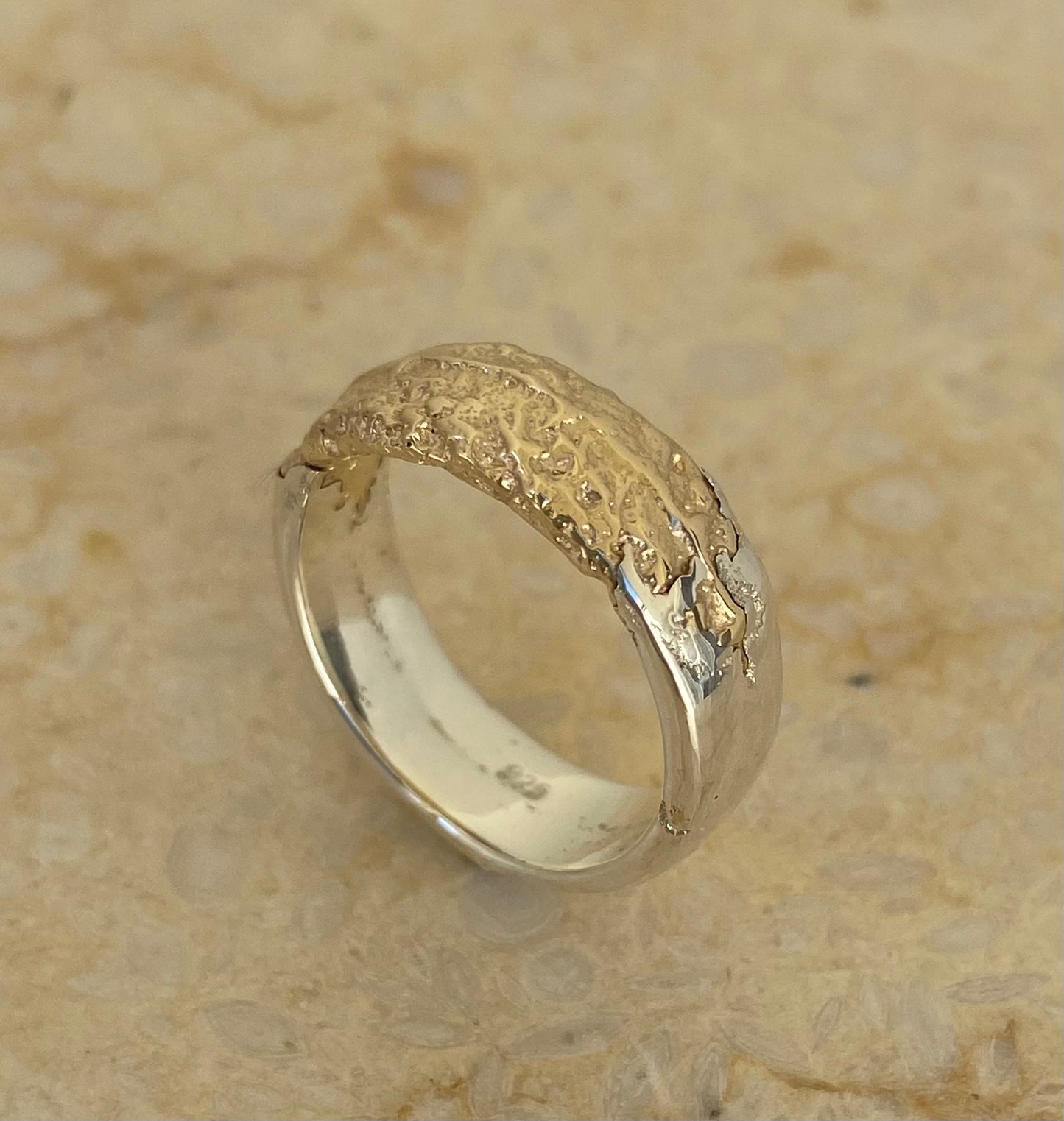 Shoreline Ring 7mm - MADE TO ORDER