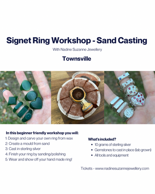 Signet Ring Workshop - Sand Casting