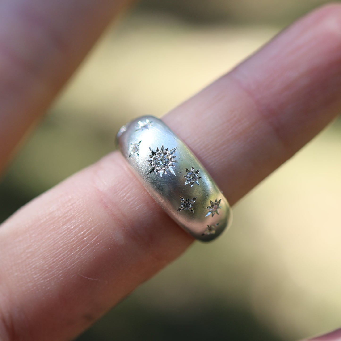 Night Sky - Dome Shaped Ring | 7.5