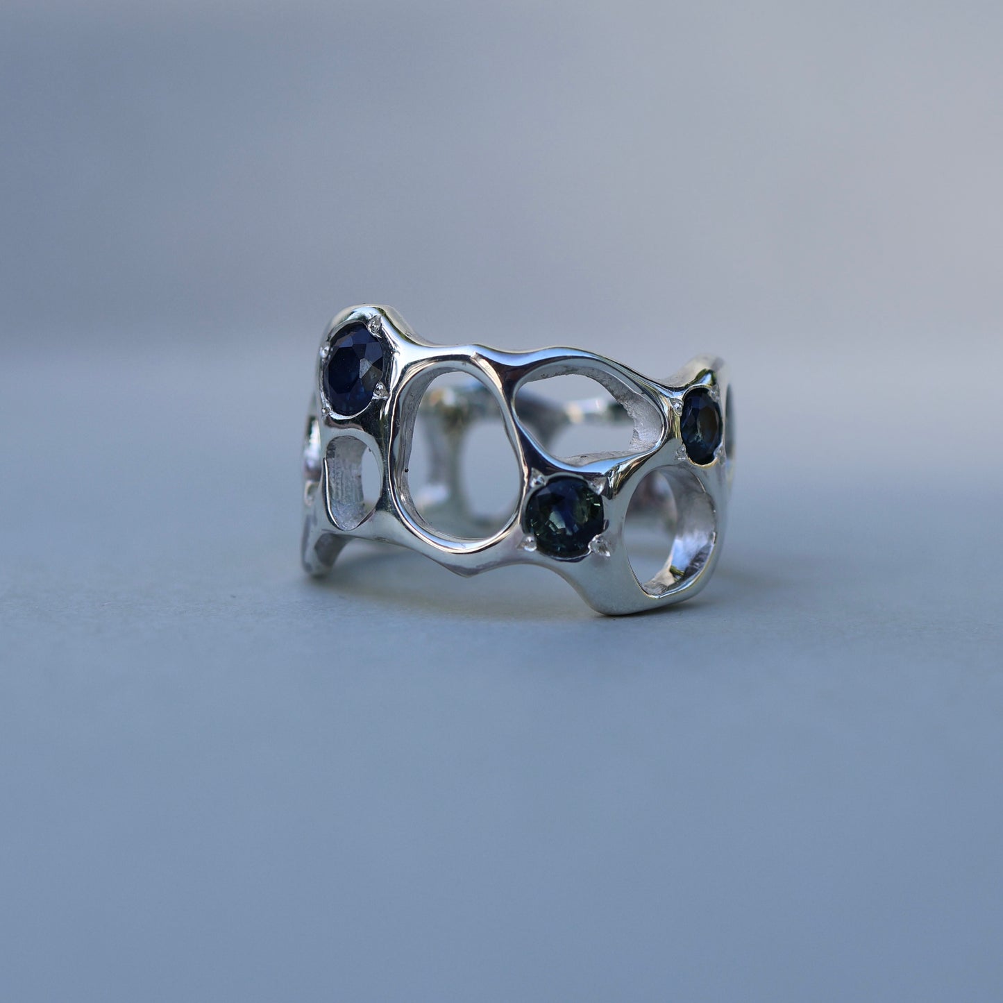 Reflections Band with Gemstones - MADE TO ORDER