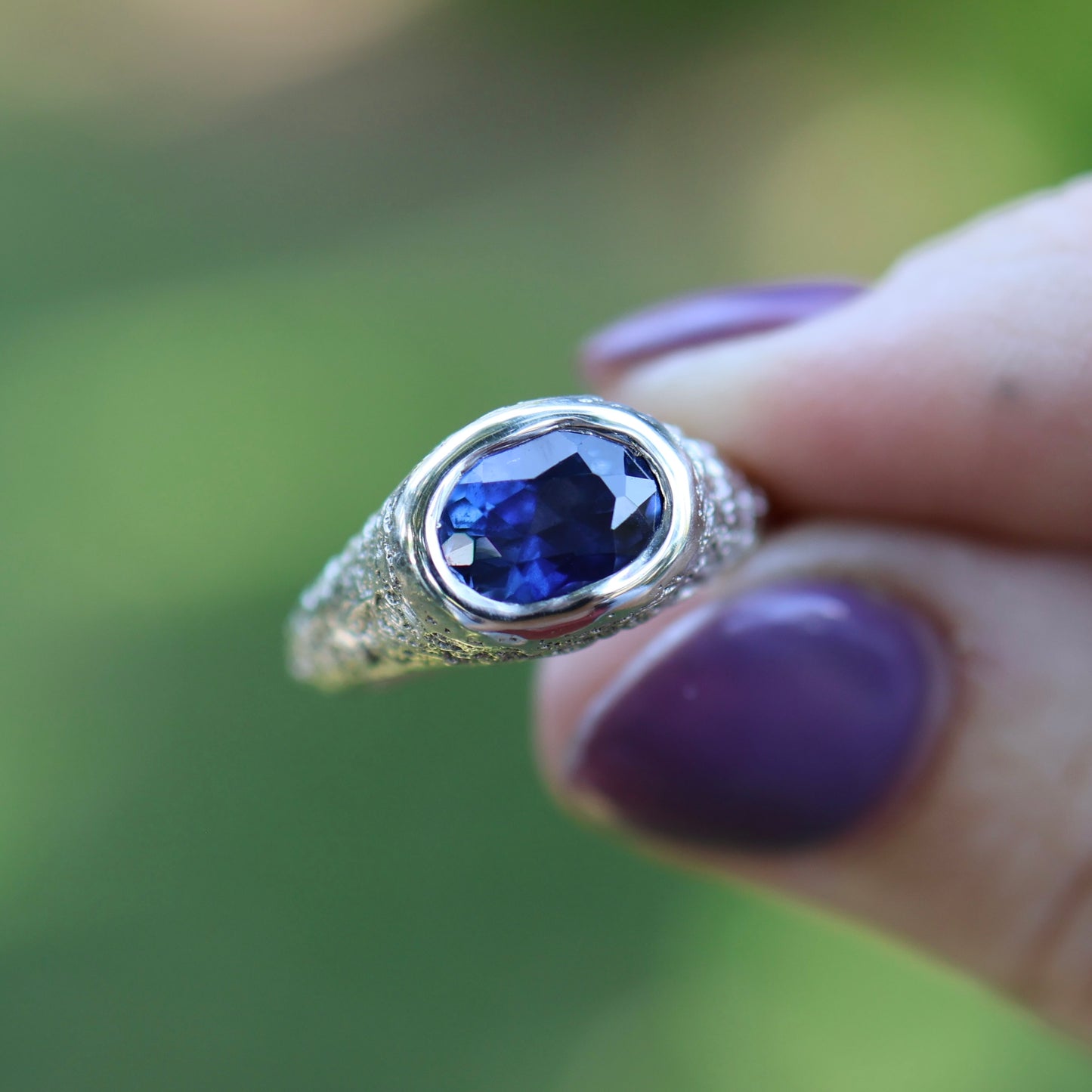 Blue Lagoon Pinky Ring - 5