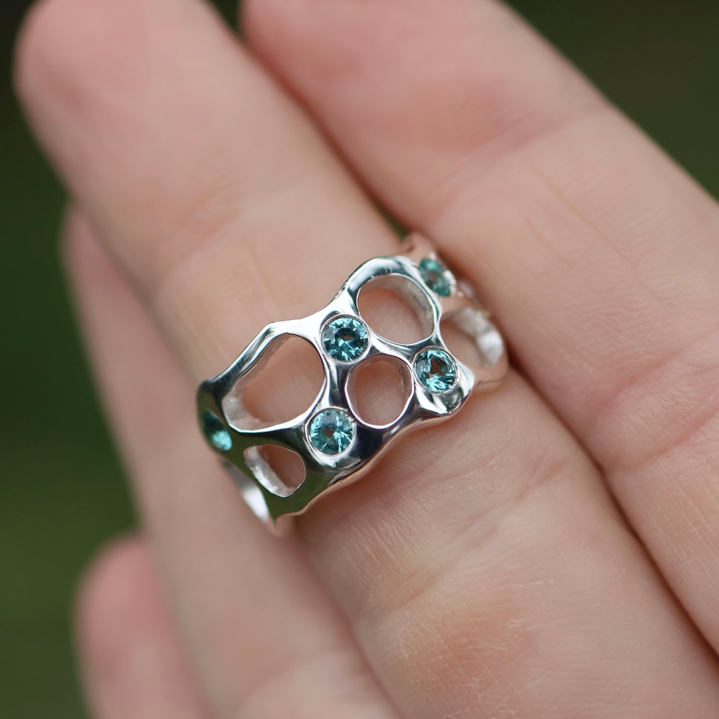 Reflections Band with Tourmalines