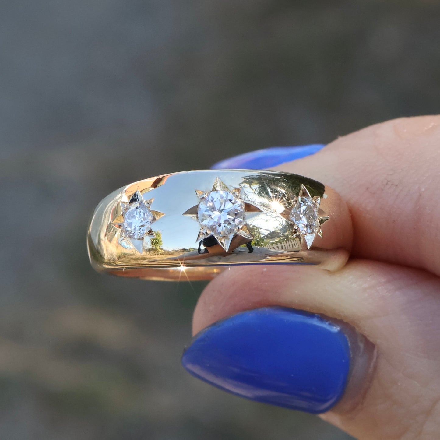 Astral Hoard Ring | Black Sapphire + Diamond