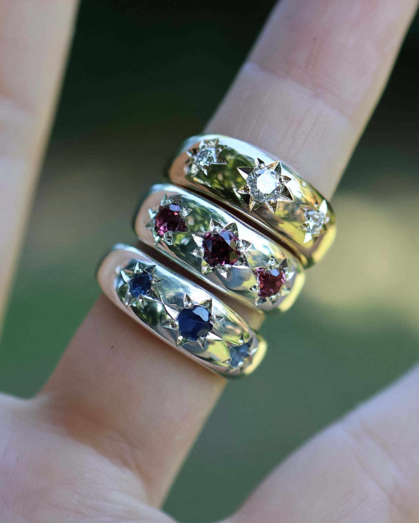 Astral Hoard Ring - Garnet - 7 - READY TO SHIP