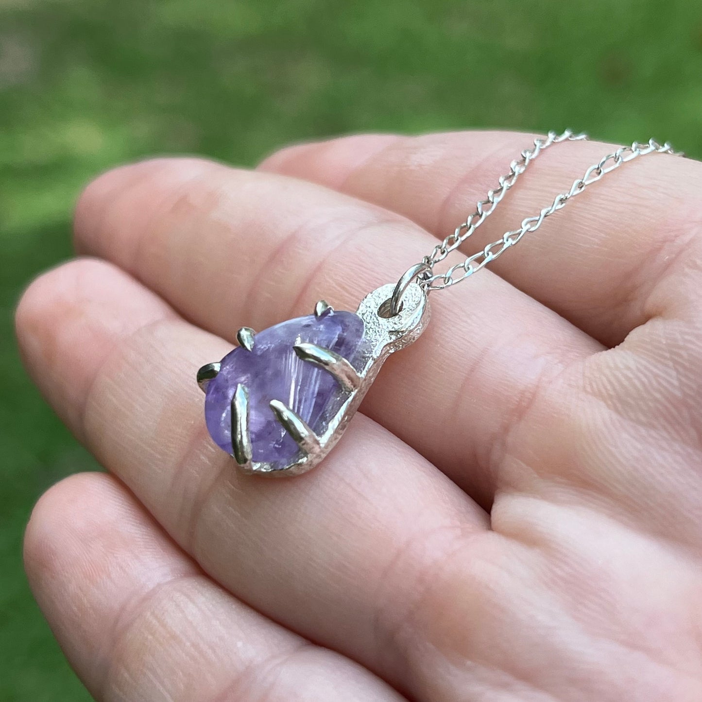 Rough Amethyst Pendant