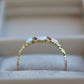 Gemstone Ring | 18ct Yellow Gold | Opal & Rubies | 9