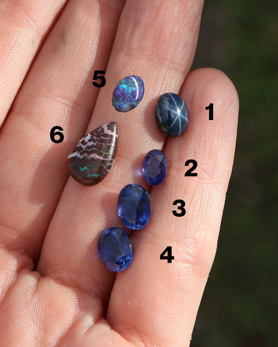 Galaxy Band With Gemstone