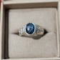 Galaxy Band Ring With Star Sapphire | 5