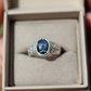 Galaxy Band Ring With Star Sapphire | 5