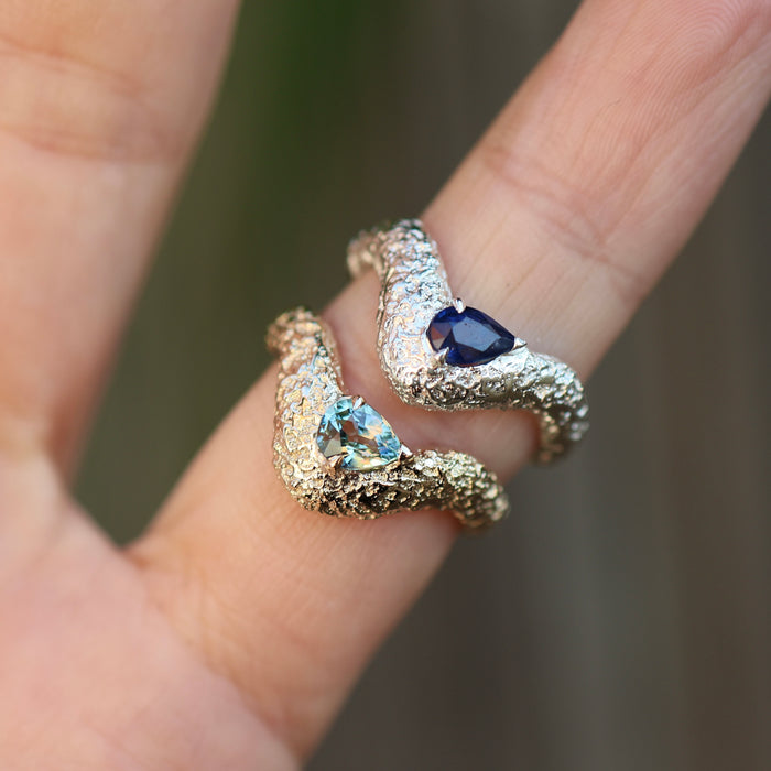 10: Wave Ring with Sapphire