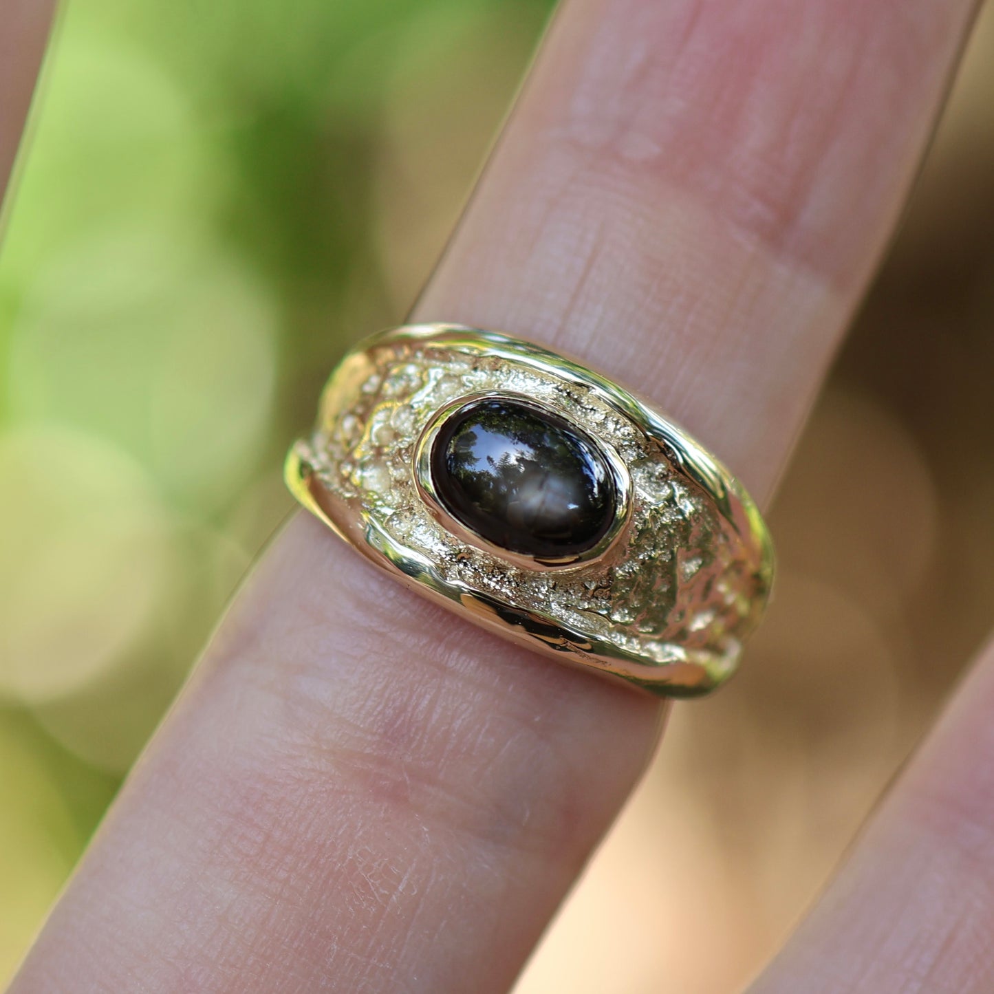 Astral Relic Ring with Star /Ruby or Sapphire