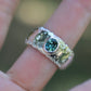 2: Sand Band with Sapphire|Sterling Silver|10/T