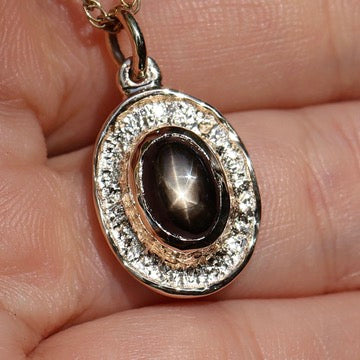 9: Astral Relic Pendant with Star Sapphire|9ct Yellow Gold