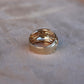 Dome Shape Ring | 9ct Yellow Gold | Lab Diamonds | 8.5