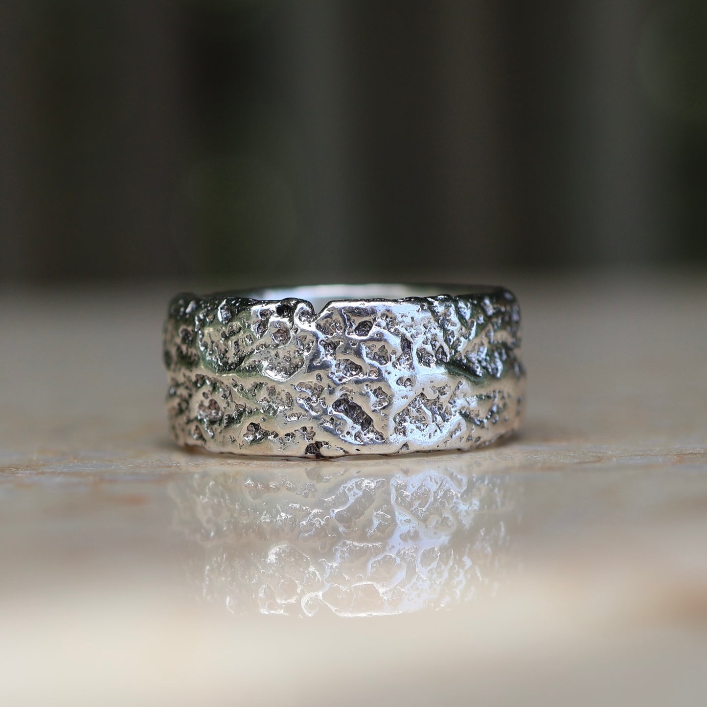 Sand Band Ring | 10mm