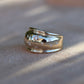 Dome Shape Ring | 9ct Yellow Gold | Lab Diamonds | 8.5