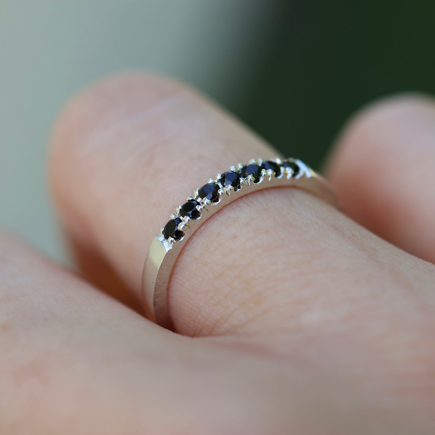 Stacking Ring - Castle Set Stones