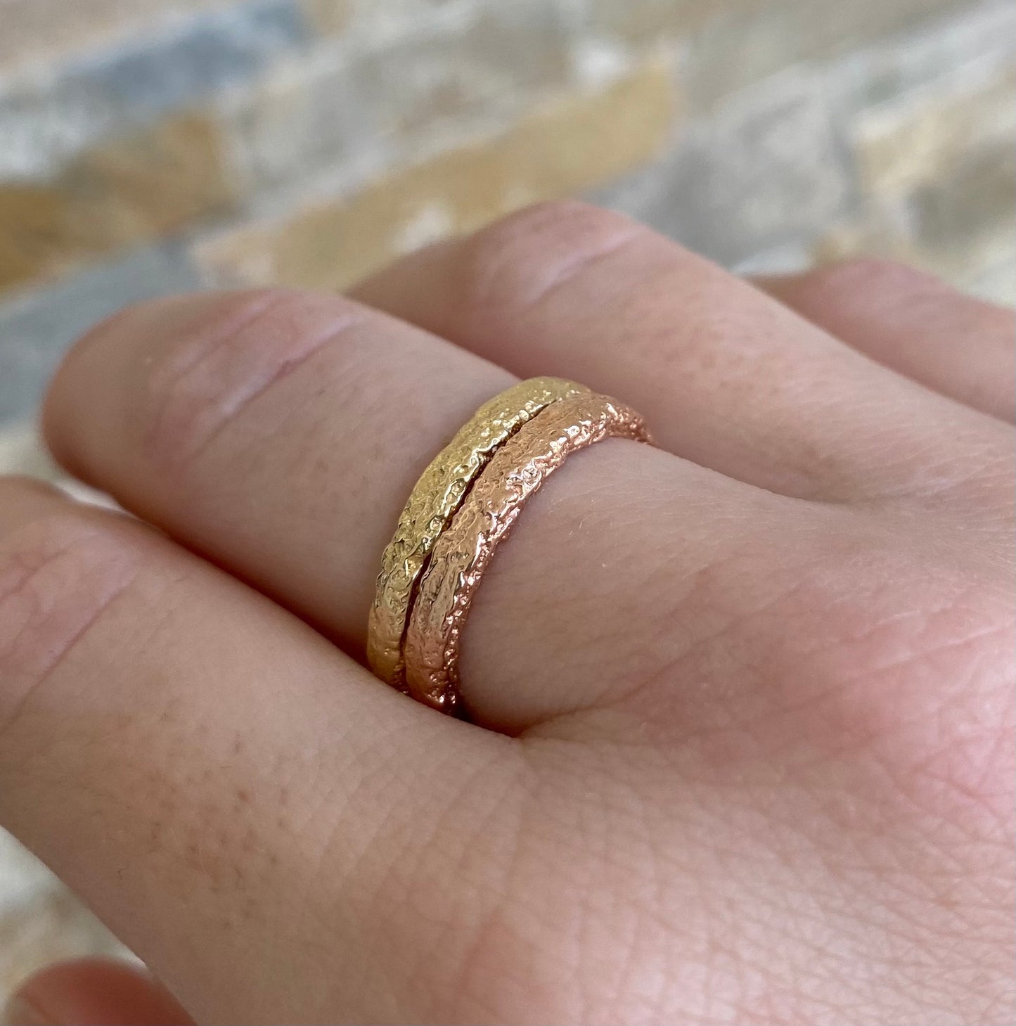 3mm Sand Band 9ct Yellow Gold - MADE TO ORDER