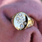 Valerie Signet Ring|Parti Sapphires