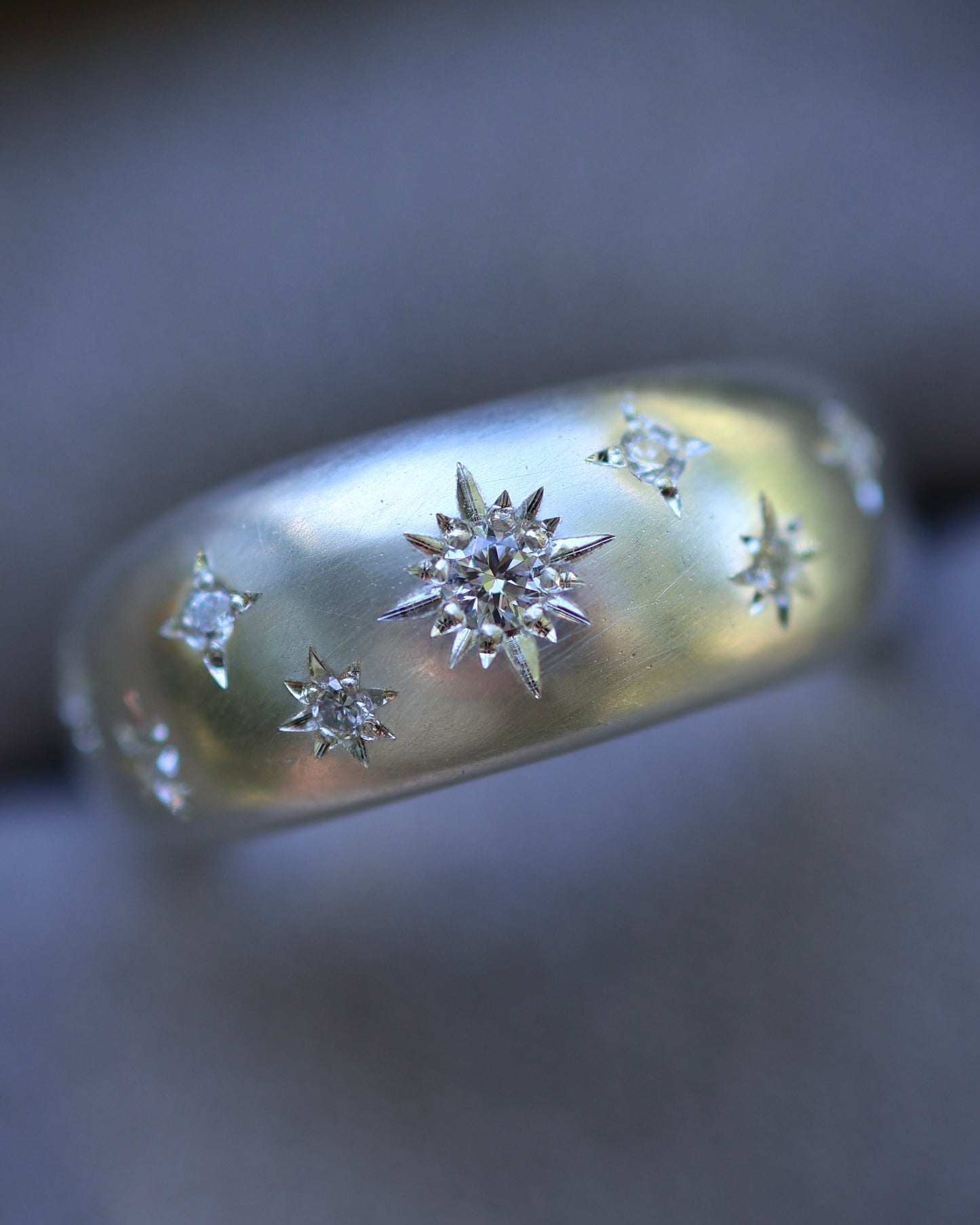 Night Sky - Dome shaped ring