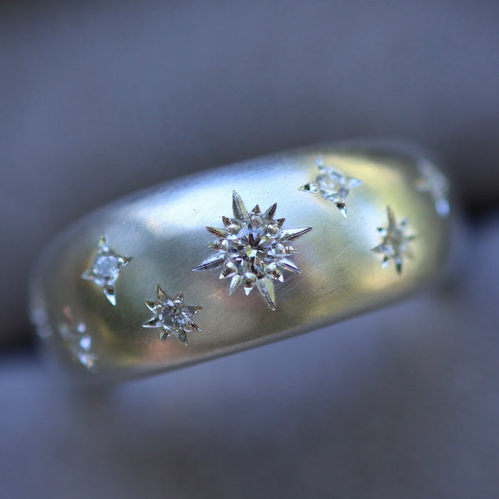 Night Sky | Dome Shaped Ring