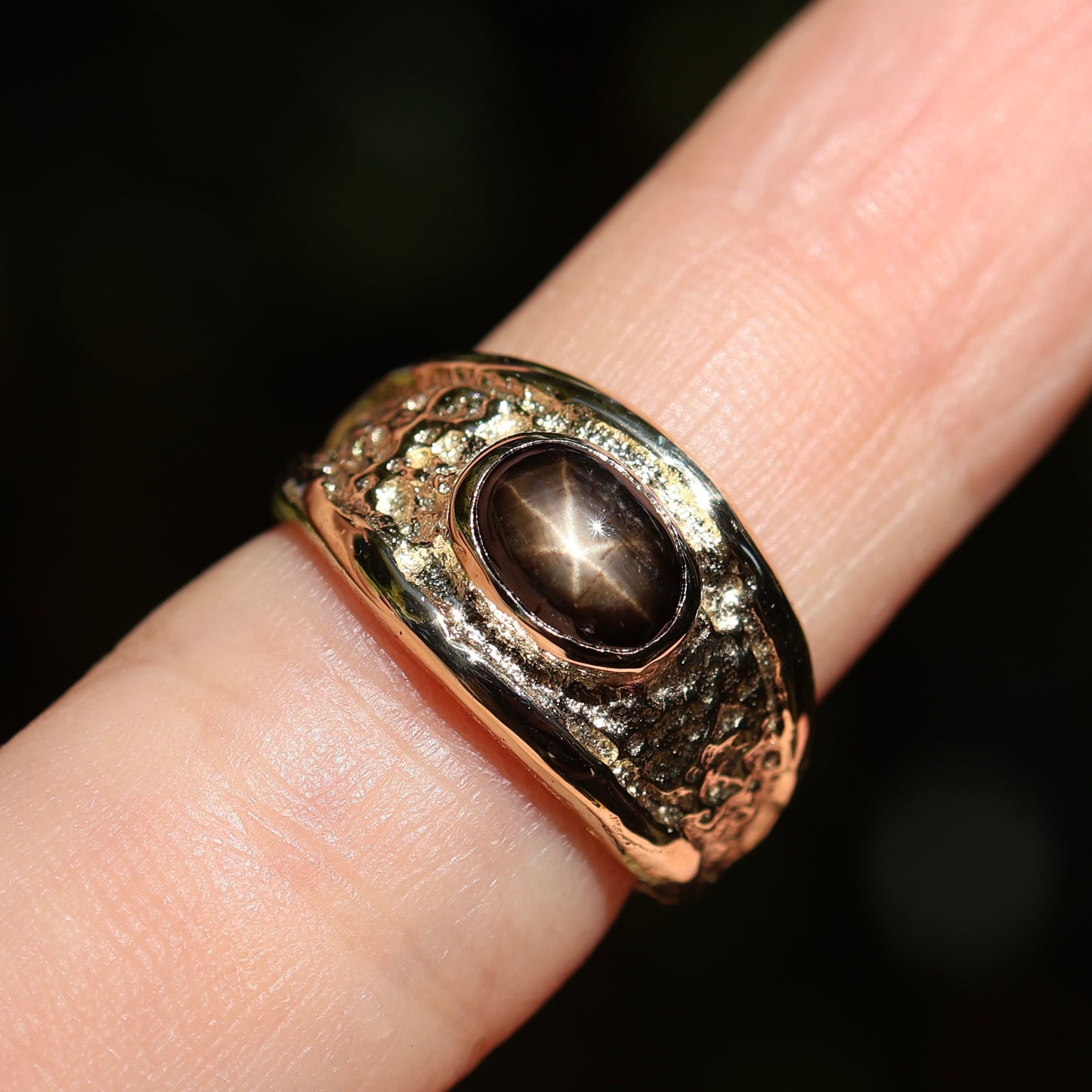 Astral Relic Ring with Star /Ruby or Sapphire