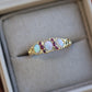 Gemstone Ring | 18ct Yellow Gold | Opal & Rubies | 9