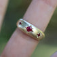 7: Astral Hoard Ring with Rubies|9ct gold| 7/N
