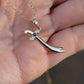 Sword Pendant|9ct gold|Chain