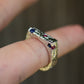 Scatter Signet Ring - 7