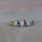 Gemstone Ring | 18ct Yellow Gold | Opal & Rubies | 9