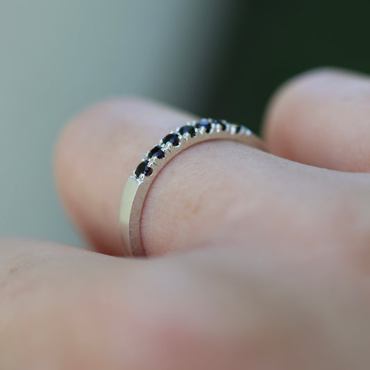 Stacking Ring - Castle Set Stones