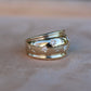 Dome Shape Ring | 9ct Yellow Gold | Lab Diamonds | 8.5