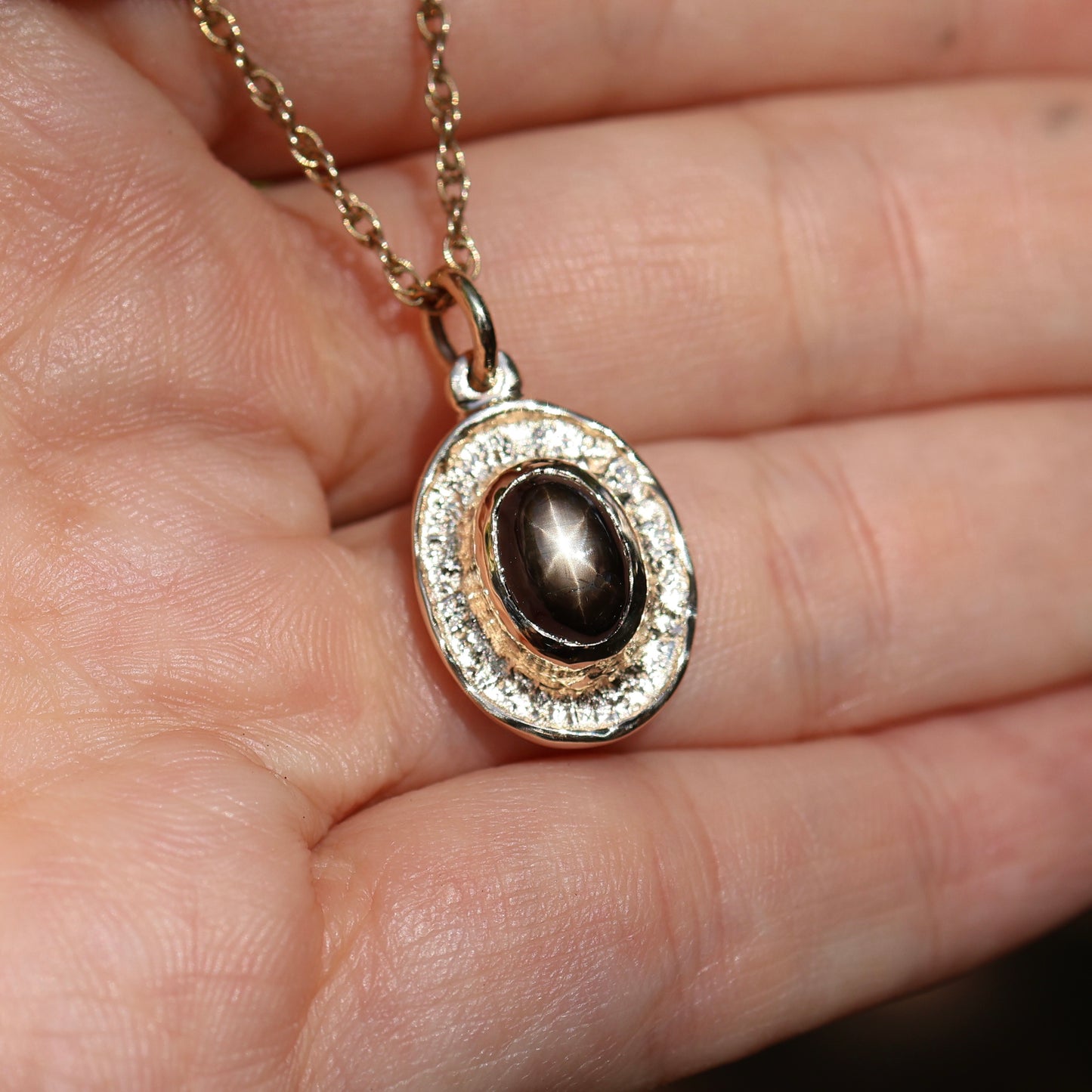 9: Astral Relic Pendant with Star Sapphire|9ct Yellow Gold