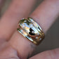 Dome Shape Ring | 9ct Yellow Gold | Lab Diamonds | 8.5