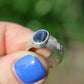Galaxy Band Ring With Star Sapphire | 5