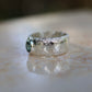 2: Sand Band with Sapphire|Sterling Silver|10/T