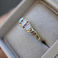 Gemstone Ring | 18ct Yellow Gold | Opal & Rubies | 9