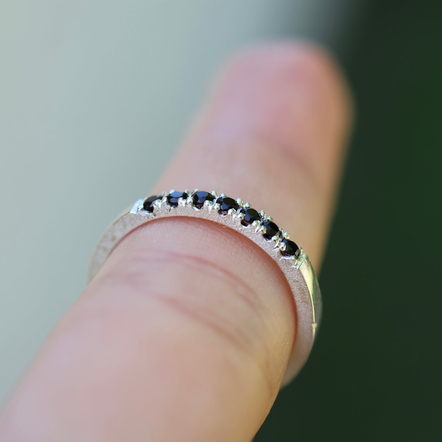 Stacking Ring - Castle Set Stones