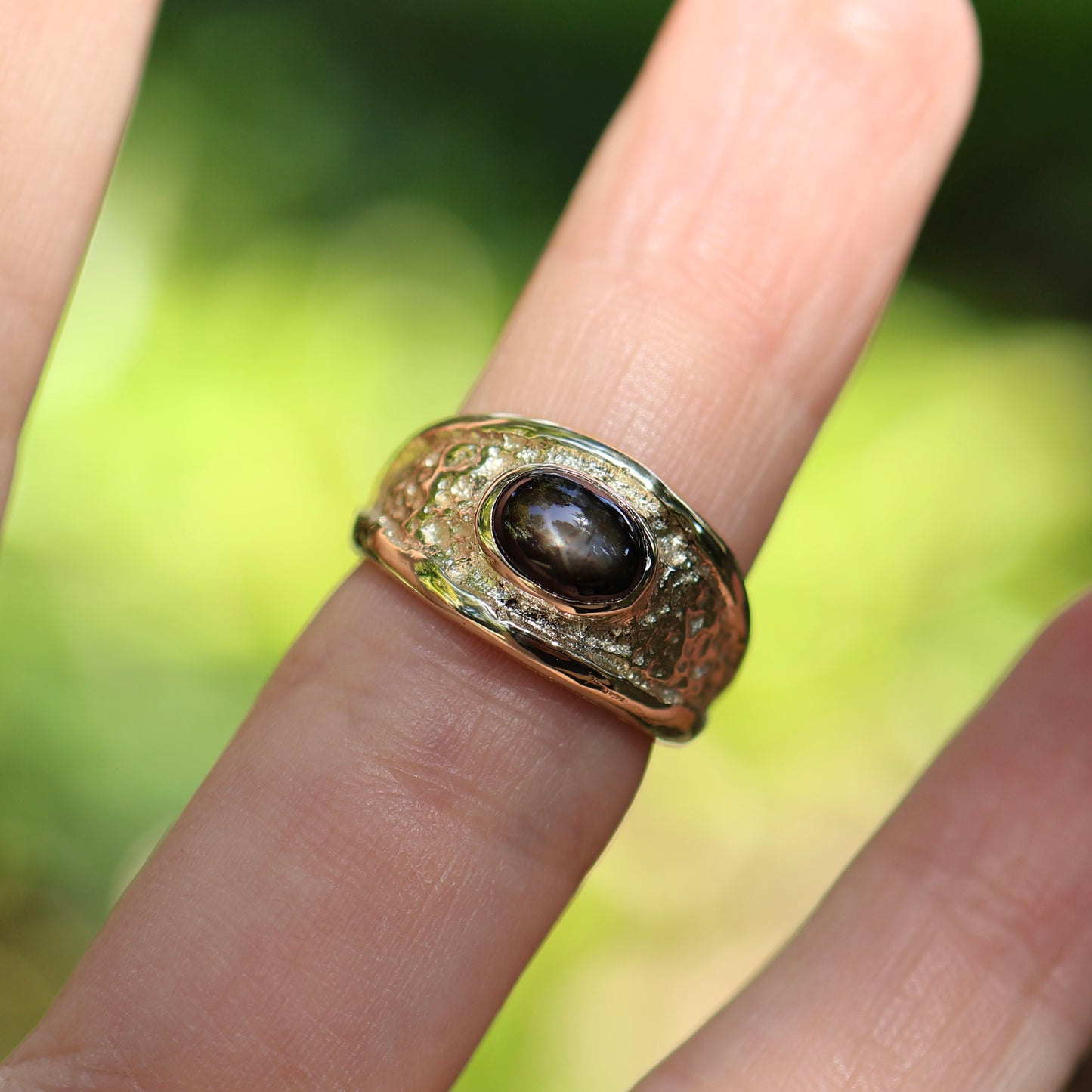 Astral Relic Ring with Star /Ruby or Sapphire