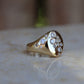 Valerie Signet Ring|Parti Sapphires