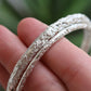 Sterling Silver Sand Bangle 6mm and 3mm