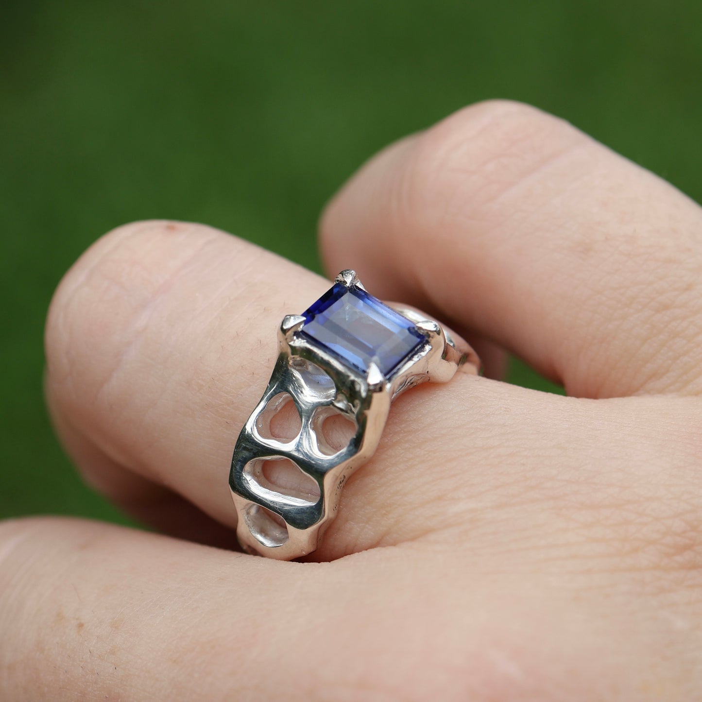 Reflections Ring with Gemstone