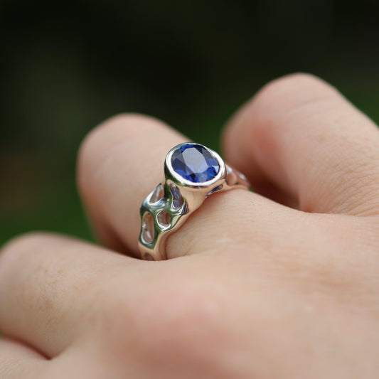 Reflections Ring with Gemstone