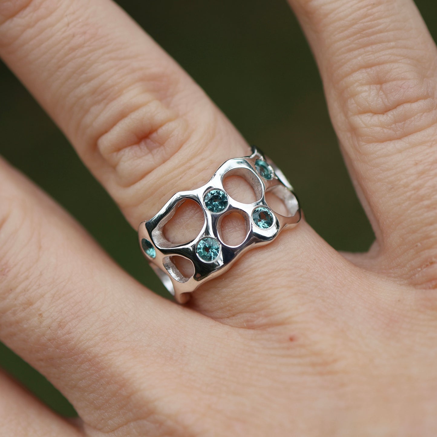 Reflections Band with Tourmalines