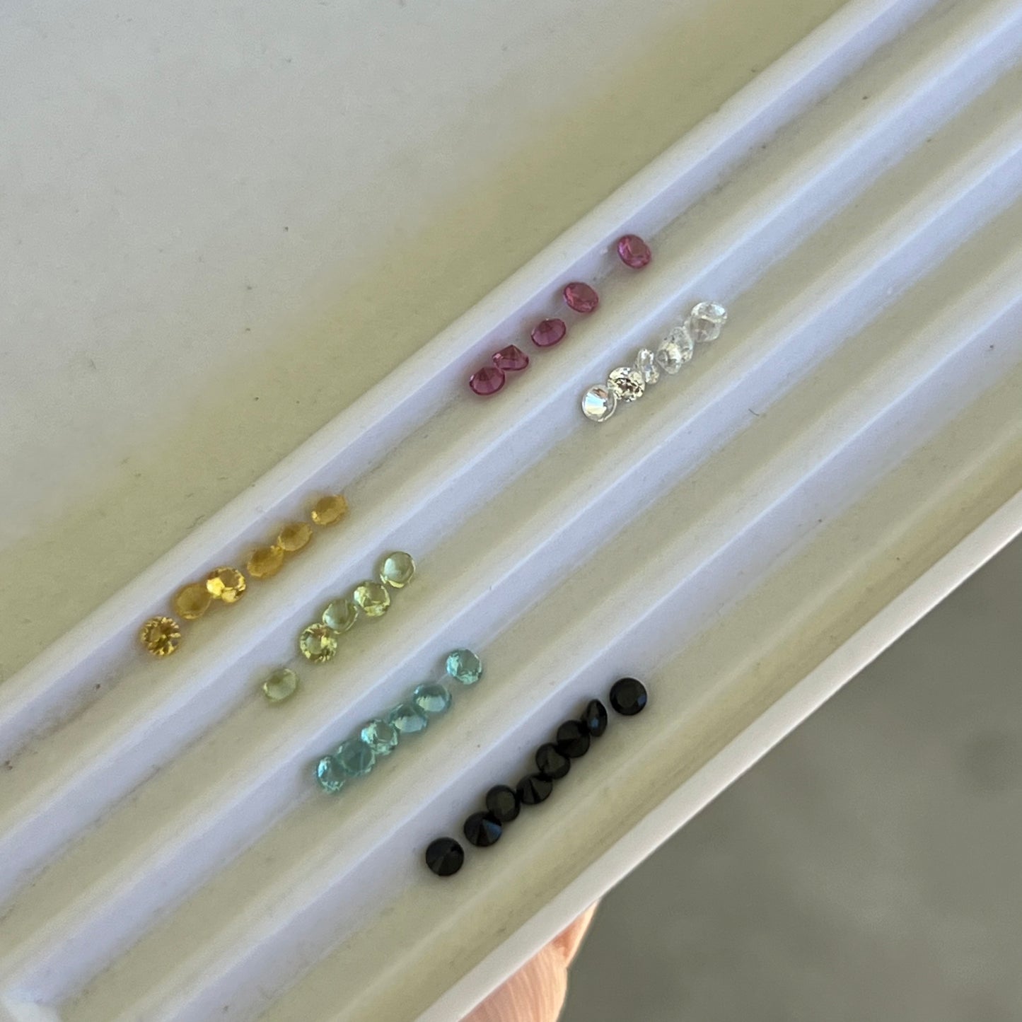 Stacking Ring - Castle Set Stones