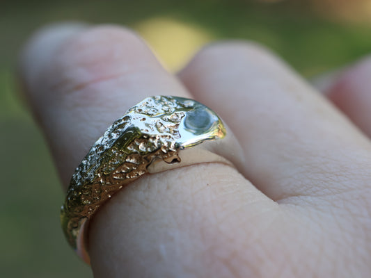 Shoreline Signet Ring size 10.5 -  READY TO SHIP